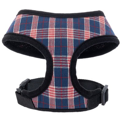 Fashionable Classic Plaid Dog Harness Adjustable Comfortable Puppy Leader Pet Padded Walking Vest