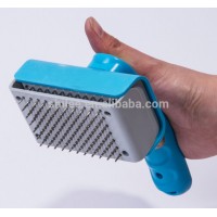 High Quality Self-clean Pet Grooming Brush with button