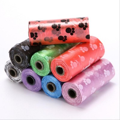 Eco-friendly  Scented Pet Waste Bag Biodegradable Dog Poop Bags with Dispenser