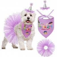 Pet Birthday Hat Bandana Cute Design Lovely Pet Dog Birthday Party Hats Scarf dog Cat Dog Birthday Dress